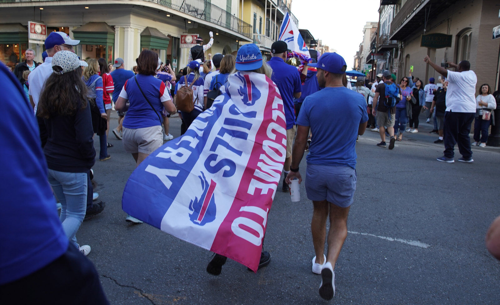 Buffalo Bills packers of NOLA Takeover Parade